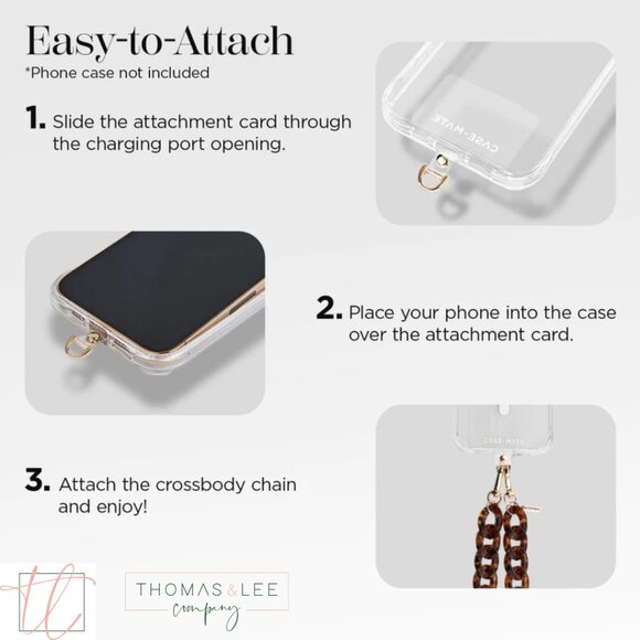 Hold the Phone - Crossbody Phone Chain - Turquoise - Picture 3 of 5